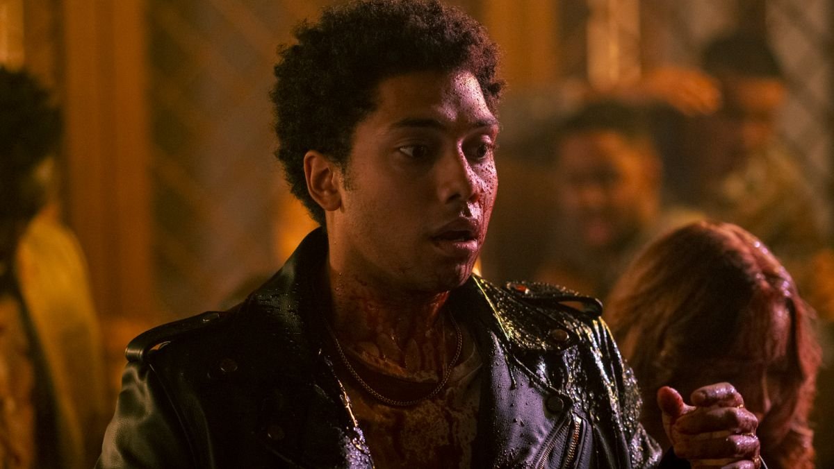 Andre from Gen V stands with blood all over him series renewed for season two