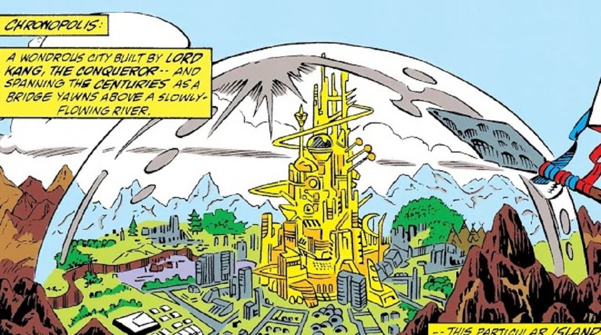 Chronopolis as seen in the pages of Avengers.