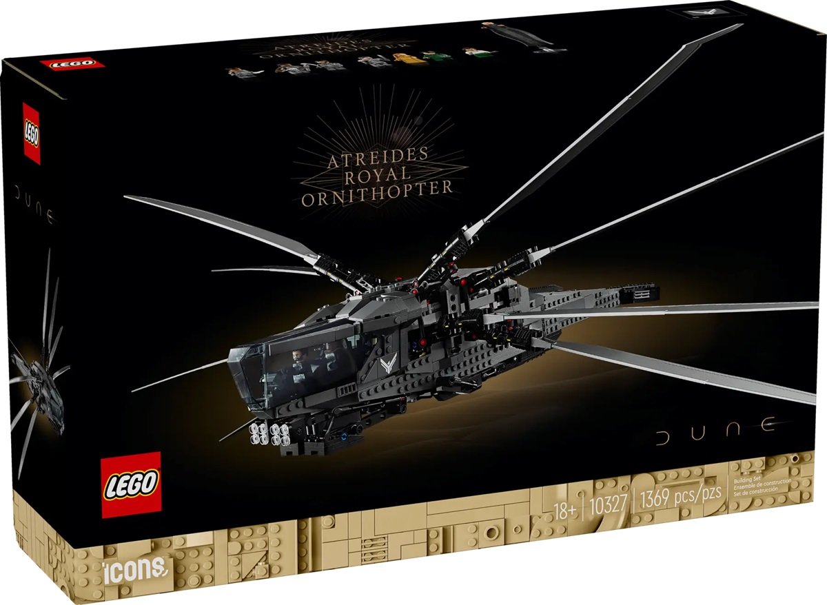 Dune Atreides Royal Ornithopter LEGO set front box art
