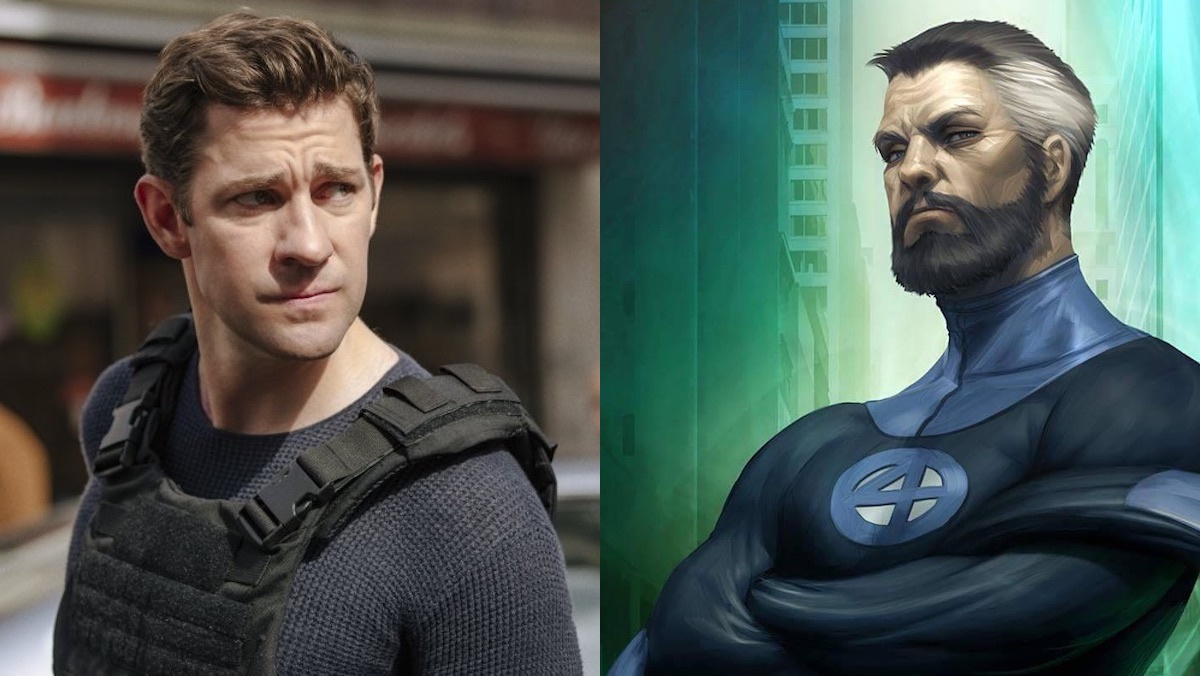 John Krasinski as Jack Ryan and Reed Richards from Marvel Comics. Reed Richards of the Fantastic Four is a member of the MCU's Illuminati in Doctor Strange in the Multiverse of Madness. 
